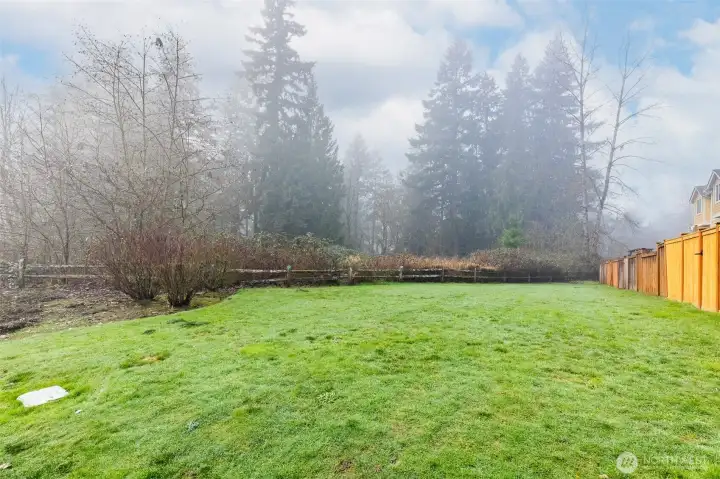 Open space across from the unit.