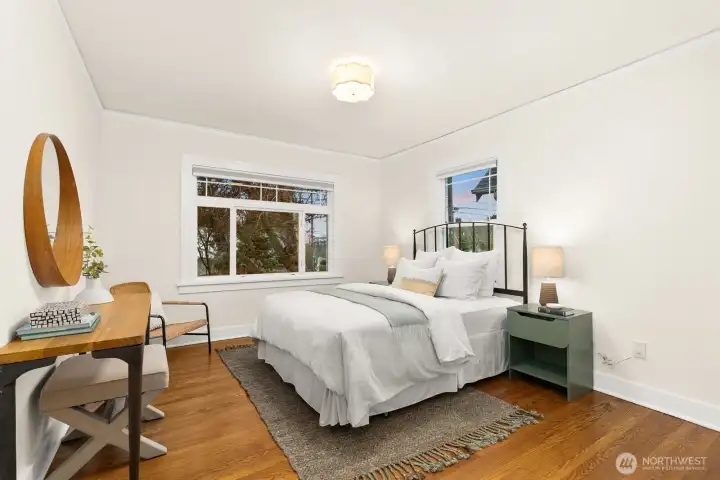 First bedroom on the main floor