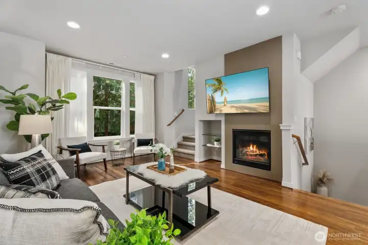 Great Room with Gas Fireplace