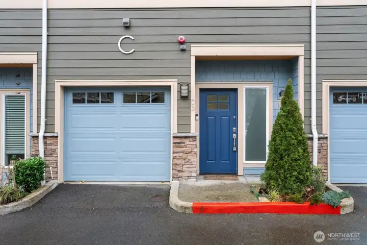 One Car Garage PLUS a Dedicated Parking Spot Right Outside the Townhome