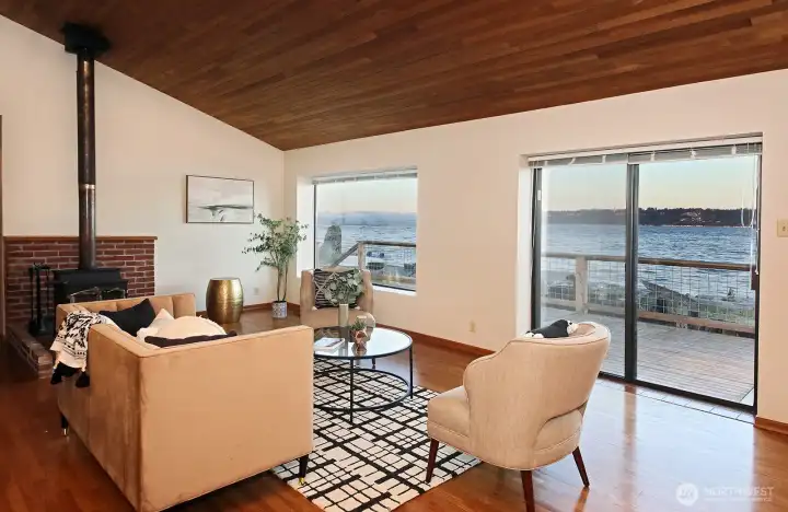 Lovely area to take in the water and views