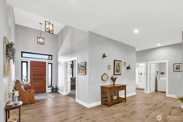 entry view from inside the house