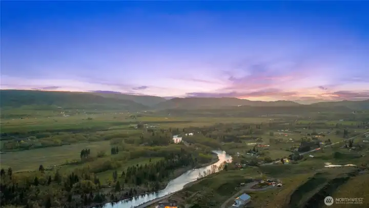 River and Valley views.