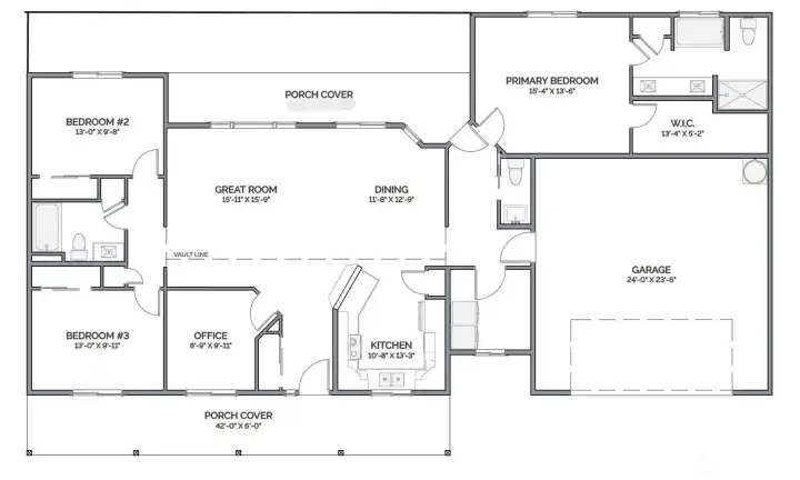 Wonderful Open Concept Floor Plan.
