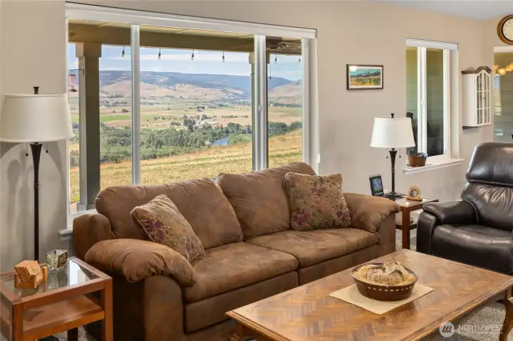 Views from living areas.