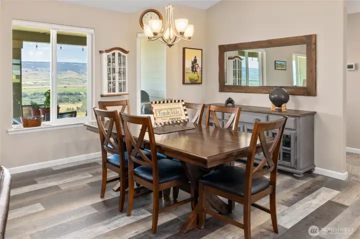 Dining Room with Valley Views.