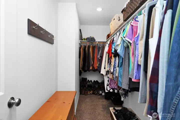 Primary Walk-In Closet.