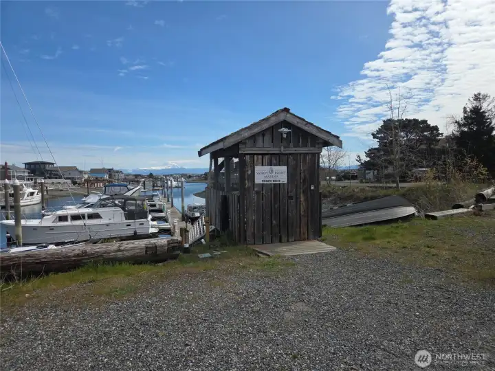 Security Gate at the head of the ramp