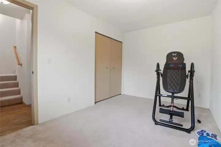 Downstairs Bedroom is a great flex space.