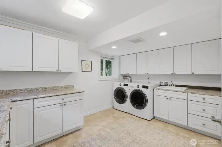 Laundry room.