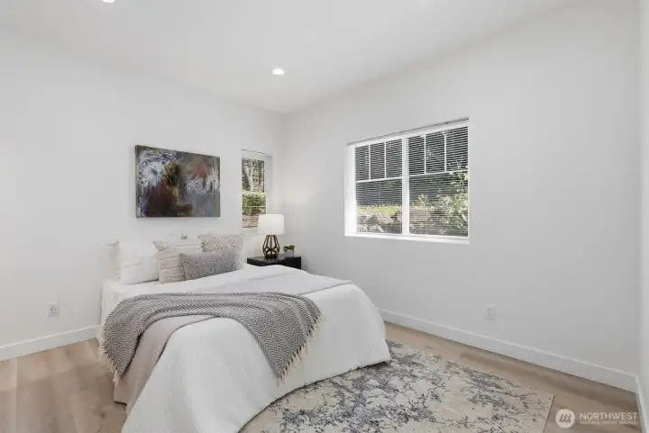 This is 1 of 2 bedrooms in the DADU.