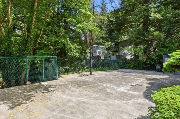 Plus a full an athletic court.