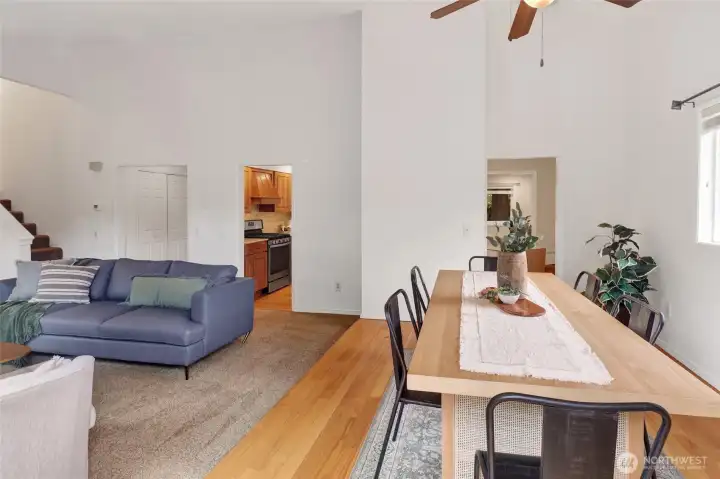 Formal dining area.