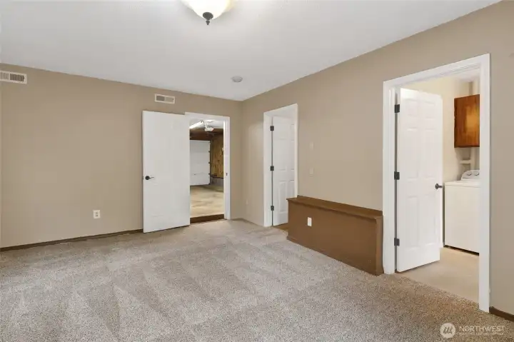 Bonus room on lower level.