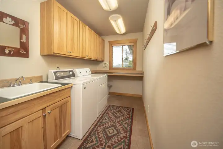 Utility Room with half bath