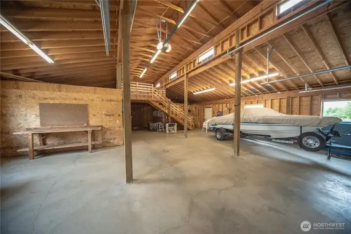 Inside barn/shop