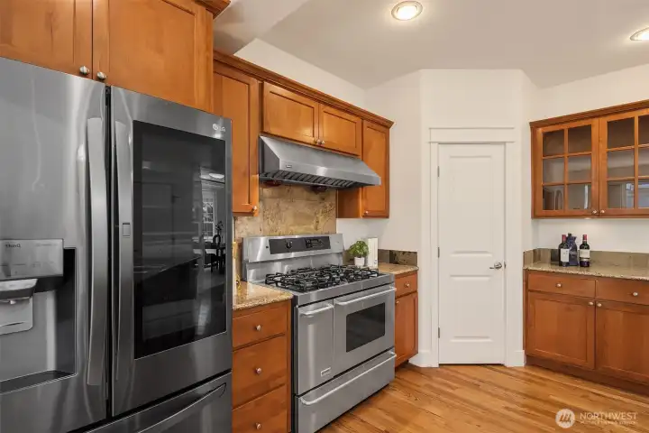 Kitchen includes a walk in pantry - just one of the amazing storage spaces in this home!