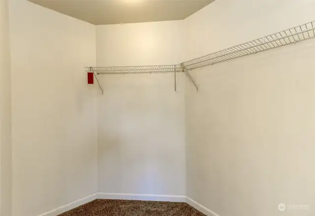 Primary walk-in closet