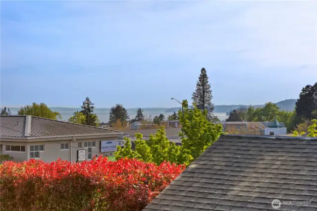 View from west deck