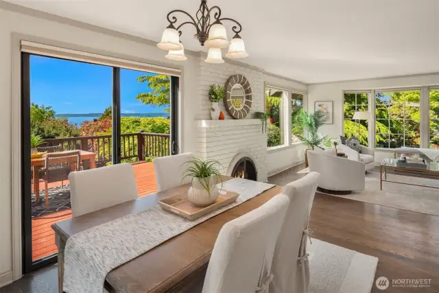 Great connection for indoor / outdoor living