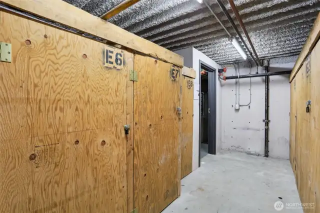 Two Designated Storage Units E6