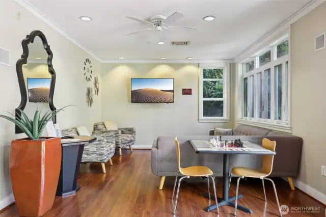 Community Room with Seating and More