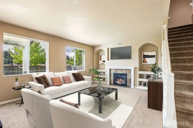 Living Room with Plenty of Natural Light