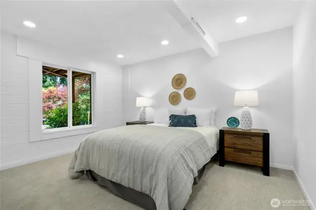 Third bedroom on the lower level.