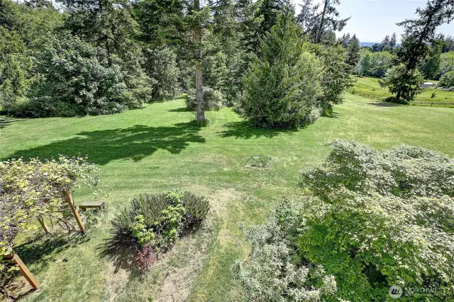 Absolutely gorgeous territorial view!  5 acres to do whatever your dreams desire.