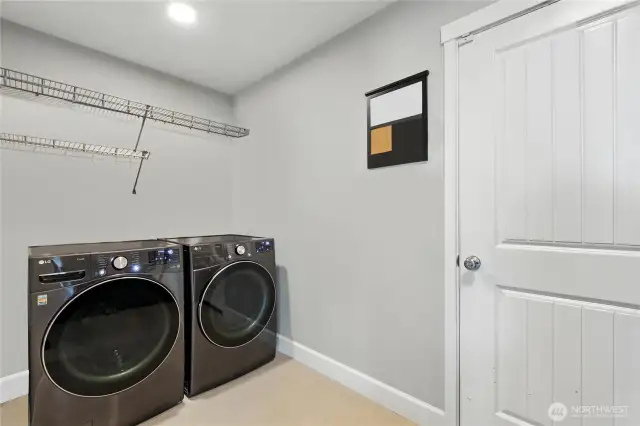 Main floor laundry room