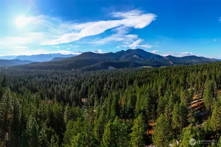 Drone photo of surrounding area