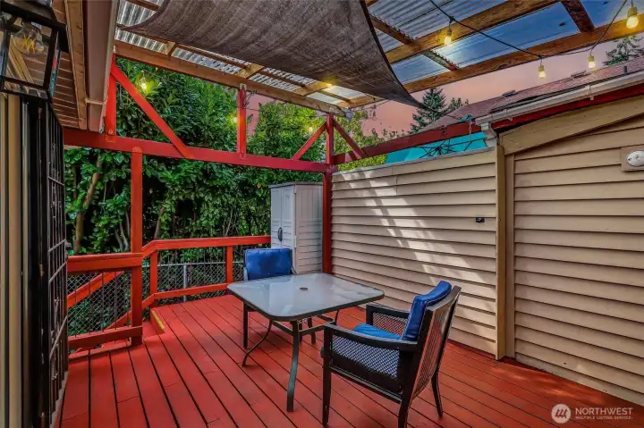 Private Back Deck