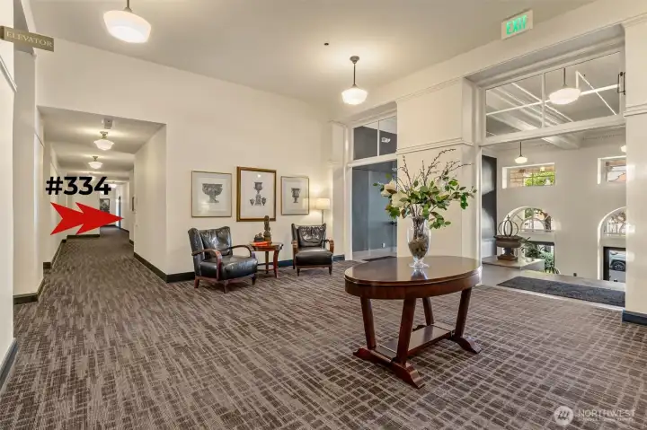 Galer Street Lobby