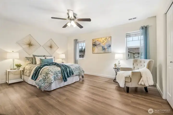 Large primary suite!