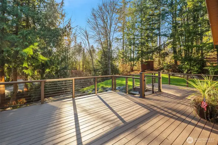 New custom exterior deck!