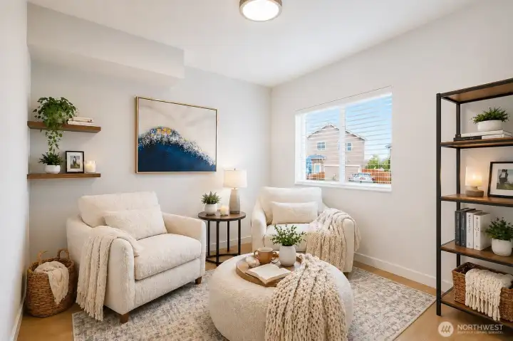 Interior photos of model unit.