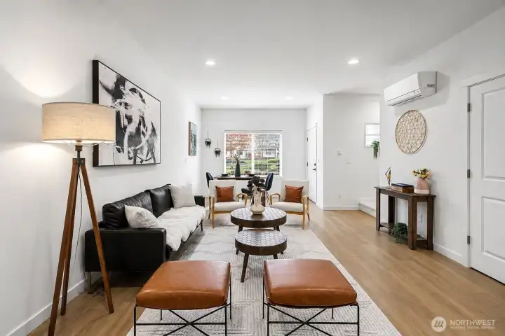 Interior photos of model unit.