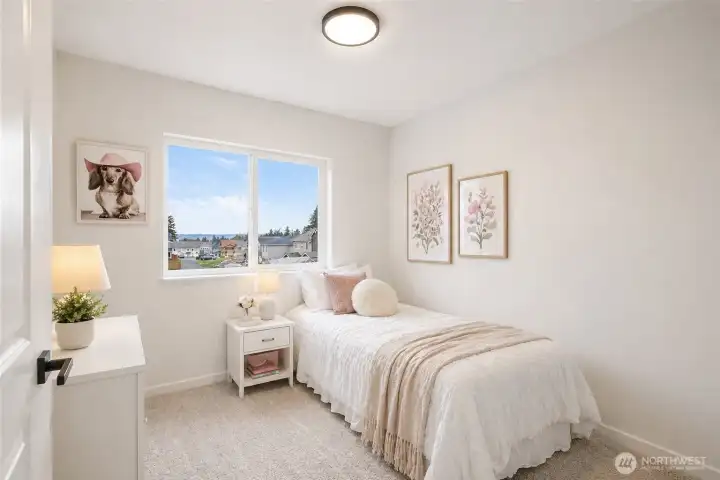 Interior photos of model unit.