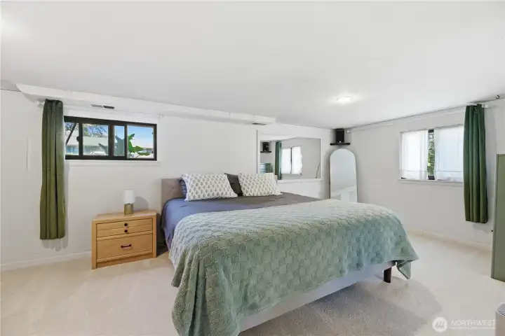 Lower level could be used as primary bedroom suite