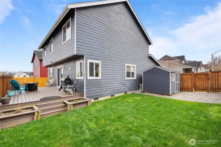 The yard was aerated, thatched, reseeded, and fertilized this spring.