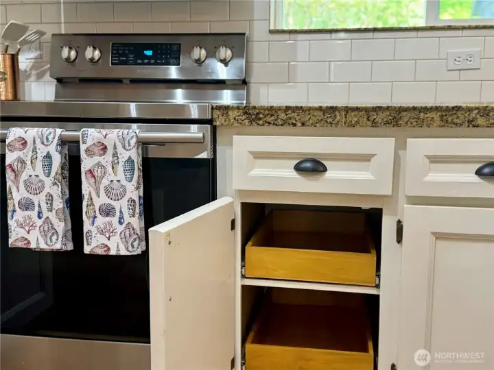 Cabinet Pull-Outs.
