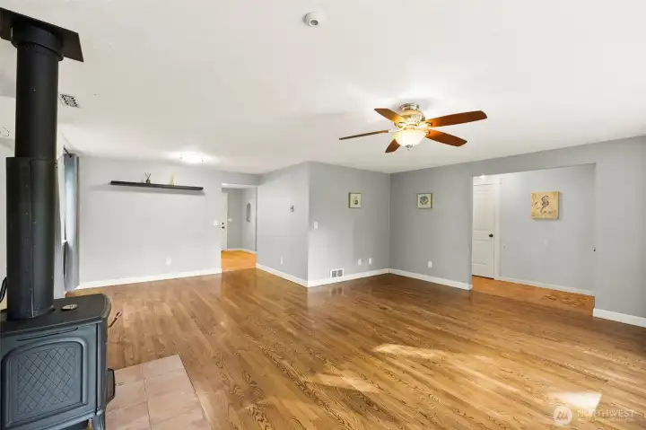 Looking Back Towards the Kitchen/Dining.