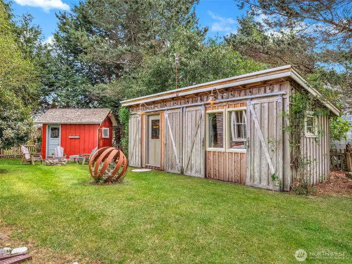 Converted, historic, teachers cottage located on the property.