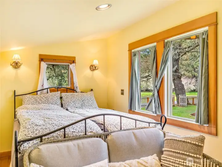 Inside the converted teachers cottage. A great additional flex space.