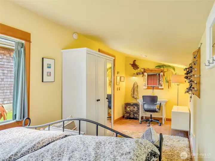 Inside the converted teachers cottage. A great additional flex space.