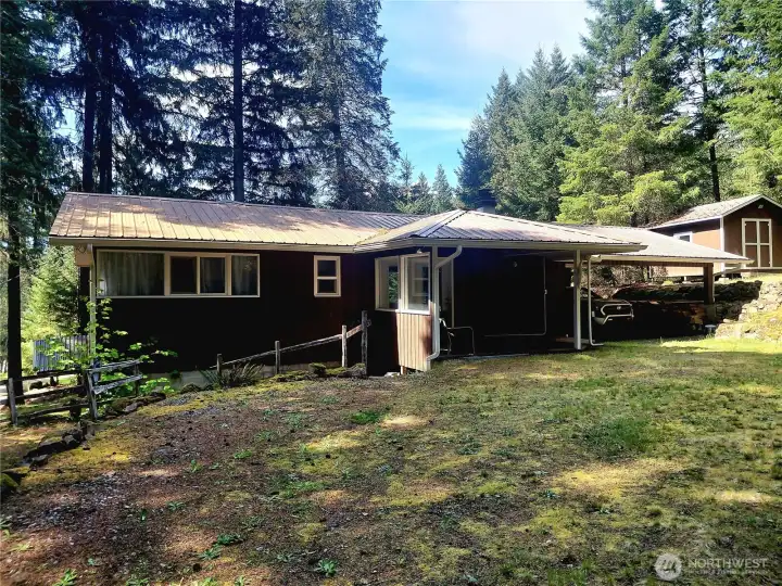 Back of Home with Cozy Deck