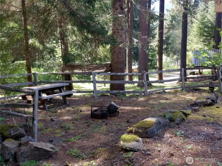 Firepit Area, Gifford Pinchot Style