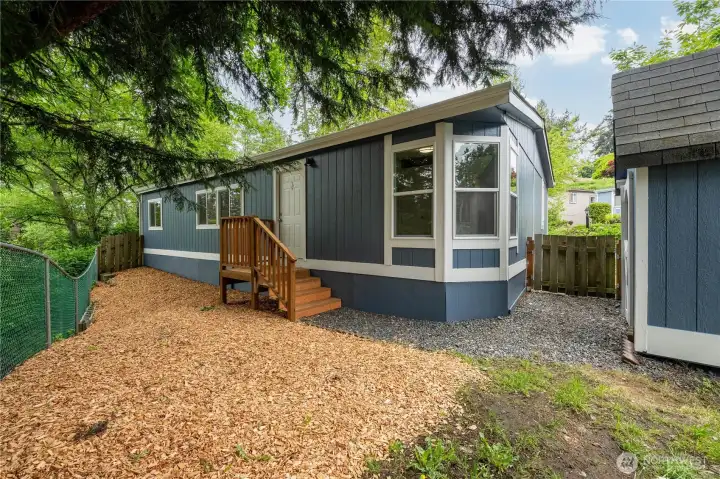 Fully Fenced Back Yard