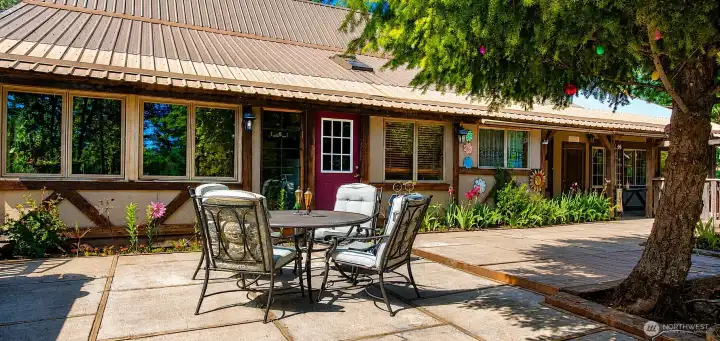 good sized patio good sized patio