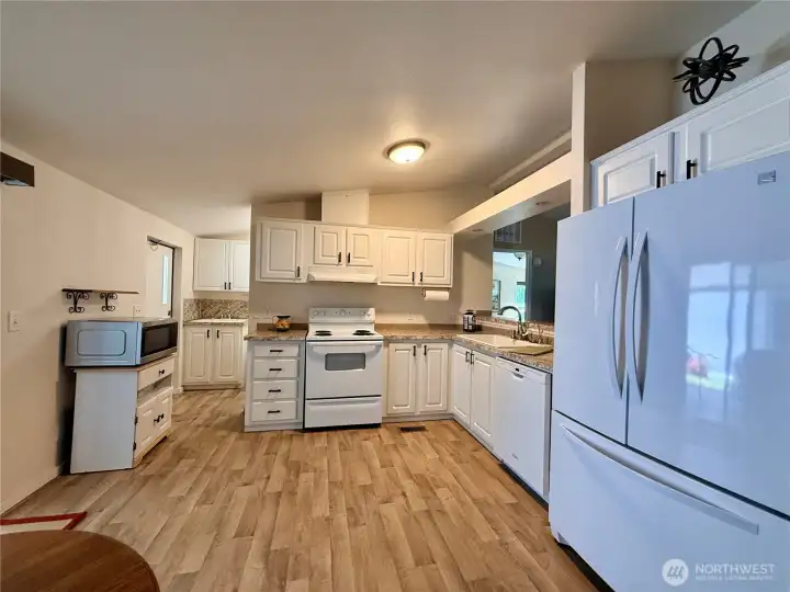 View of the kitchen